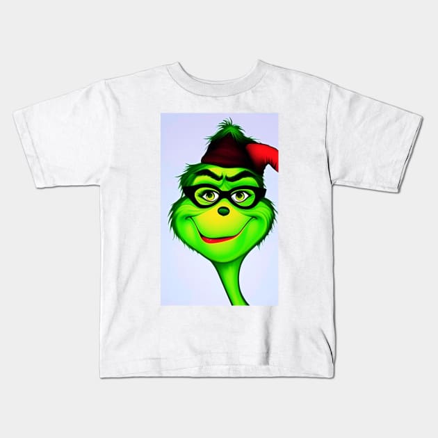 Feeling Extra Grinchy Today Kids T-Shirt by ShopSunday